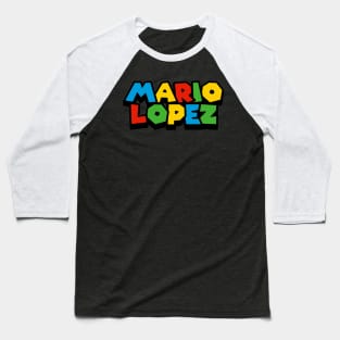 Super Mario Lopez Baseball T-Shirt